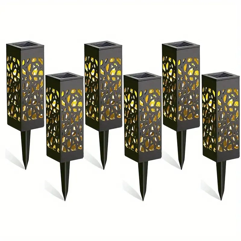 12 Pcs Solar LED Garden Path Lights