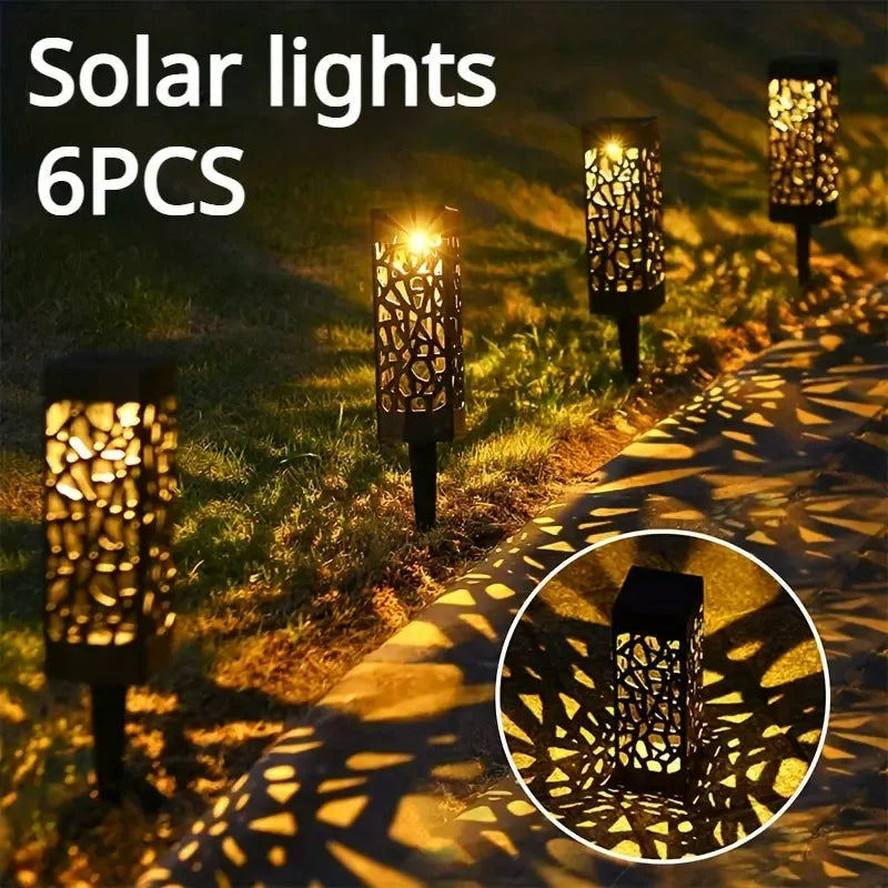 6-Pack Solar LED Garden Path Lights