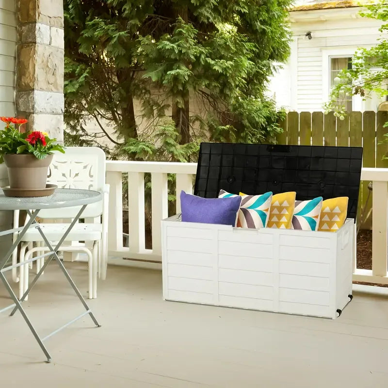 Gardening Tool Storage Box with Wheels