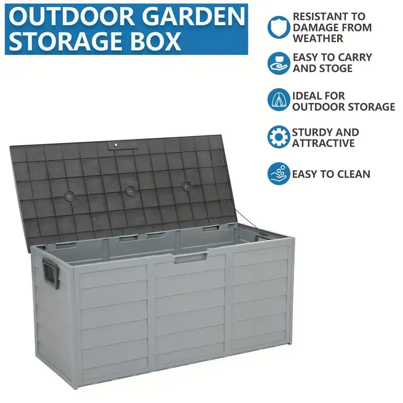 Gardening Tool Storage Box with Wheels