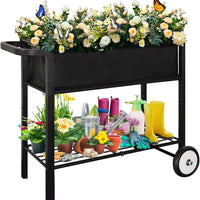 Raised Garden Bed with Wheels