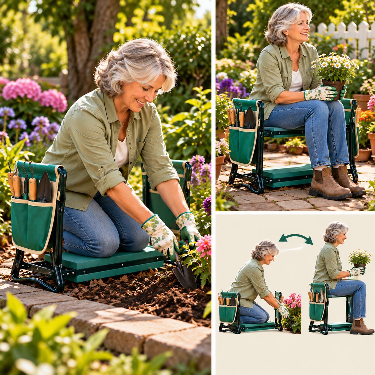 Garden Kneeler And Seat