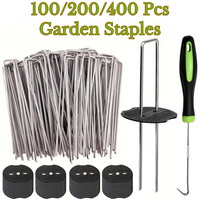 100/200/400 Pcs Garden Staples