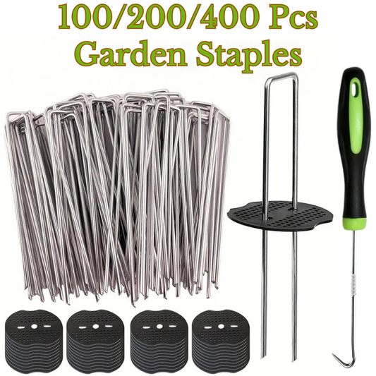 100/200/400 Pcs Garden Staples