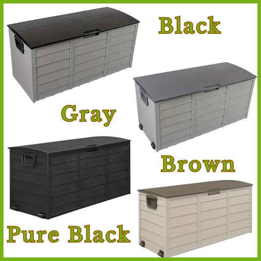 Gardening Tool Storage Box with Wheels