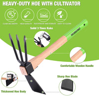 Hand Cultivator, Tiller and Hoe 