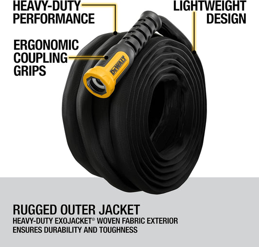 Heavy Duty Water Hose | 100 Ft Professional Grade Fabric Hose