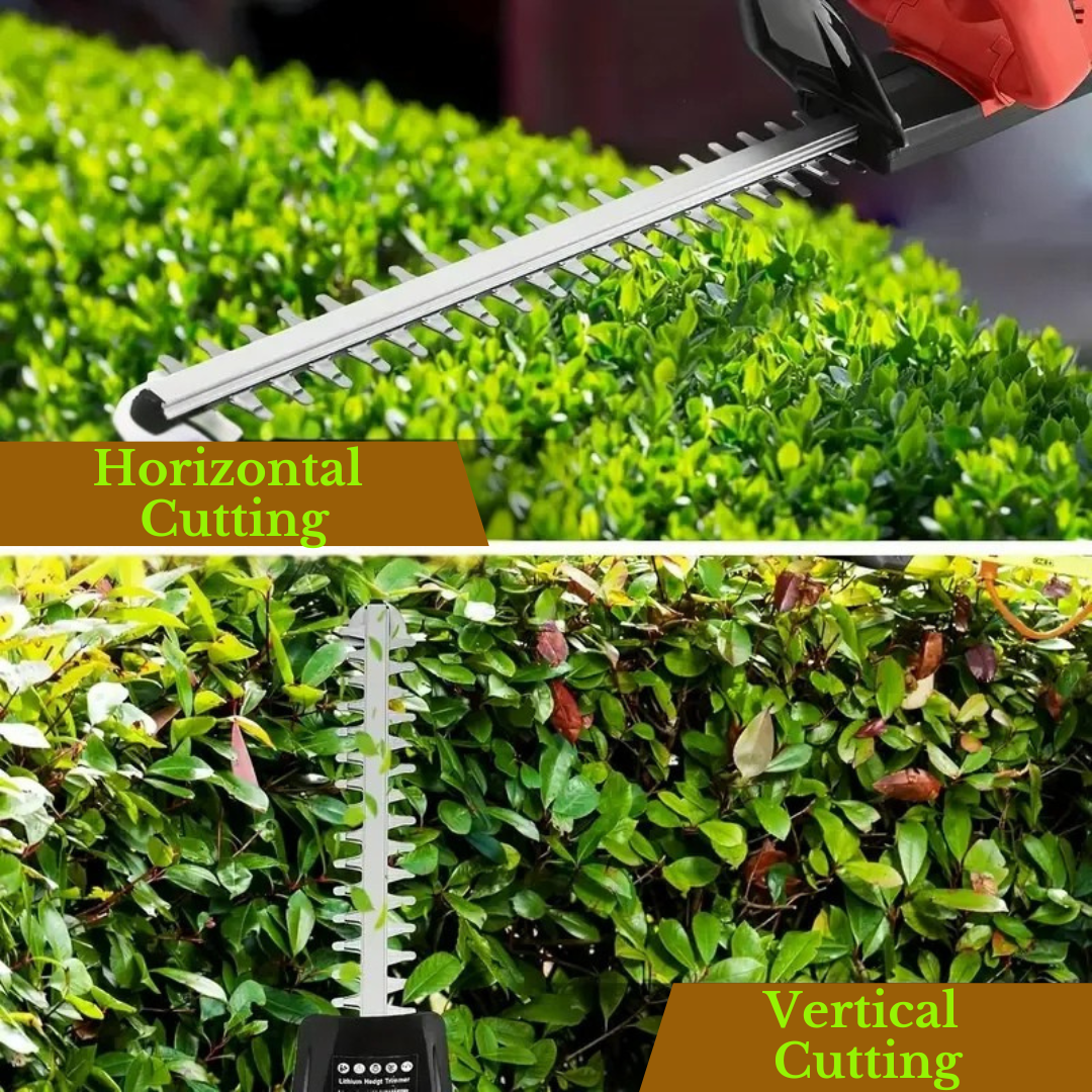 Electric Hedge Trimmer with Battery