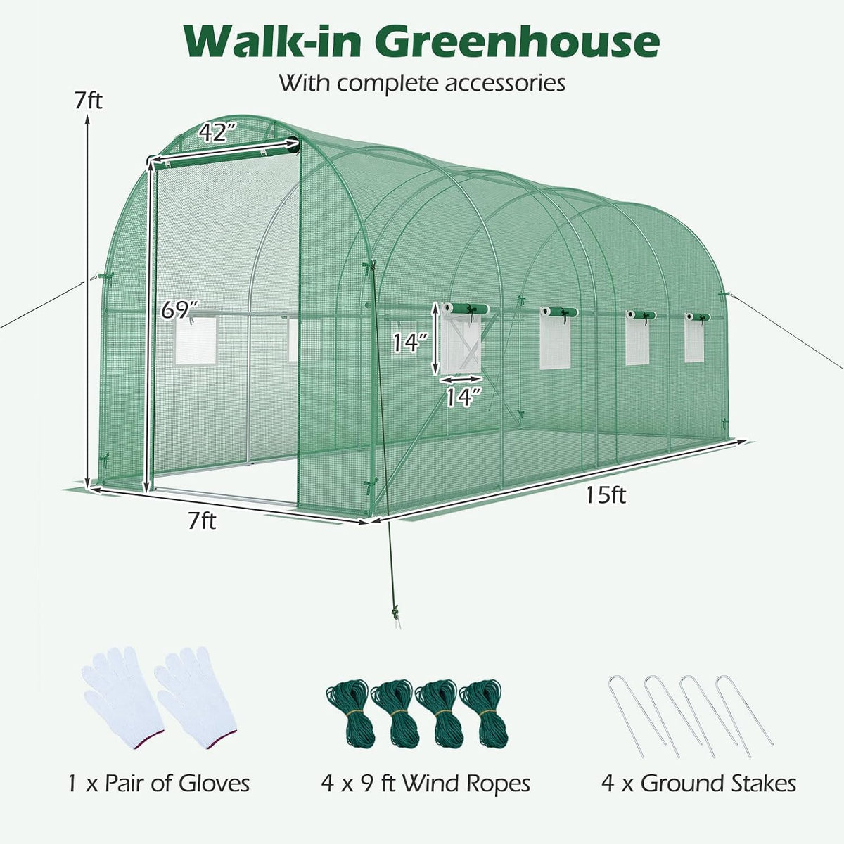 High Tunnel Greenhouse
