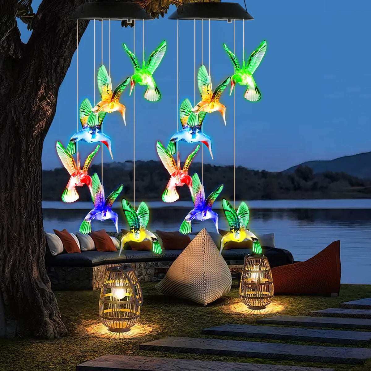 Hummingbird Wind Chimes