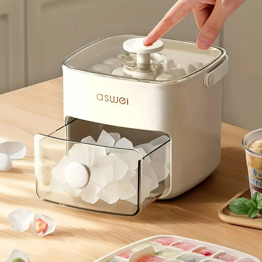 2 pcs Ice Molds with Easy Press Lid
