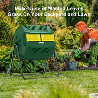 43 Gallon Large Tumbler Compost Bin