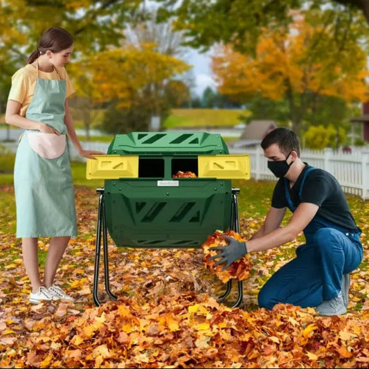 43 Gallon Large Tumbler Compost Bin