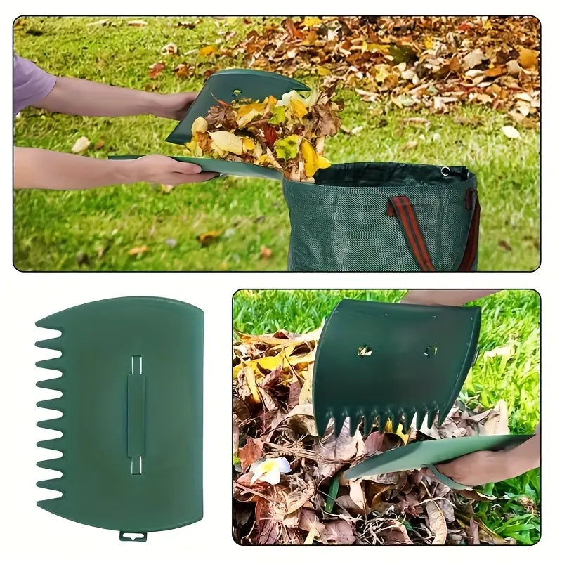 2 Pairs Large Leaf Scoops