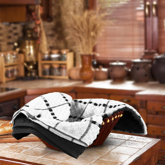 12 Pack Linen Kitchen Towels 
