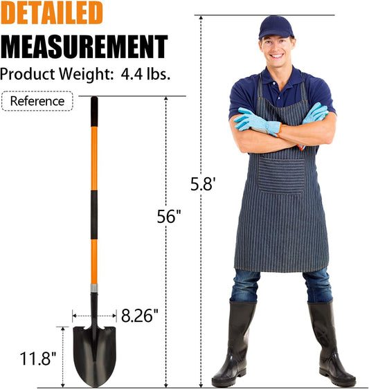  Round Point Shovel 