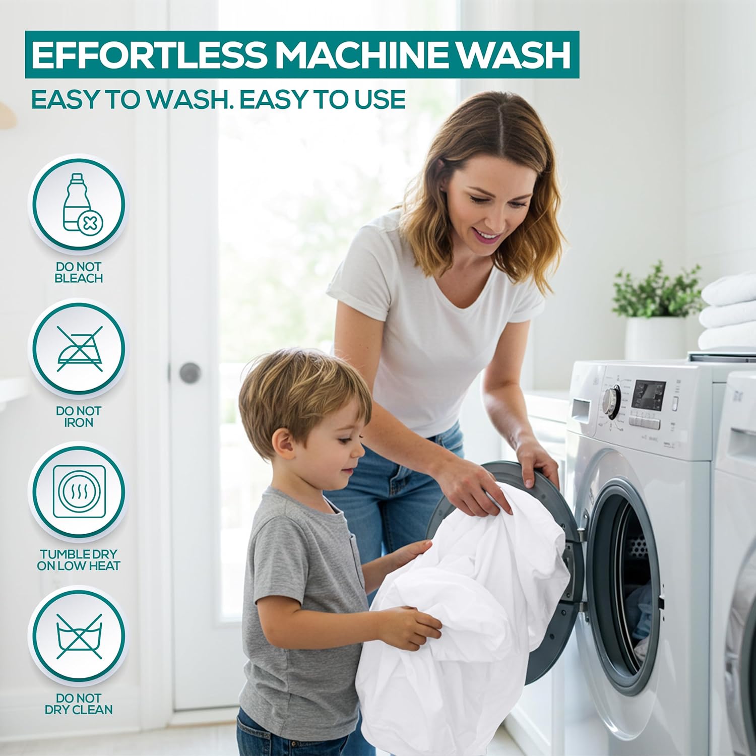 Zippered Waterproof Pillow Protector