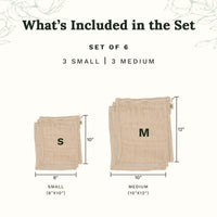 Organic Cotton Mesh Produce Bags