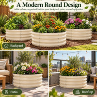 Round Raised Garden Beds