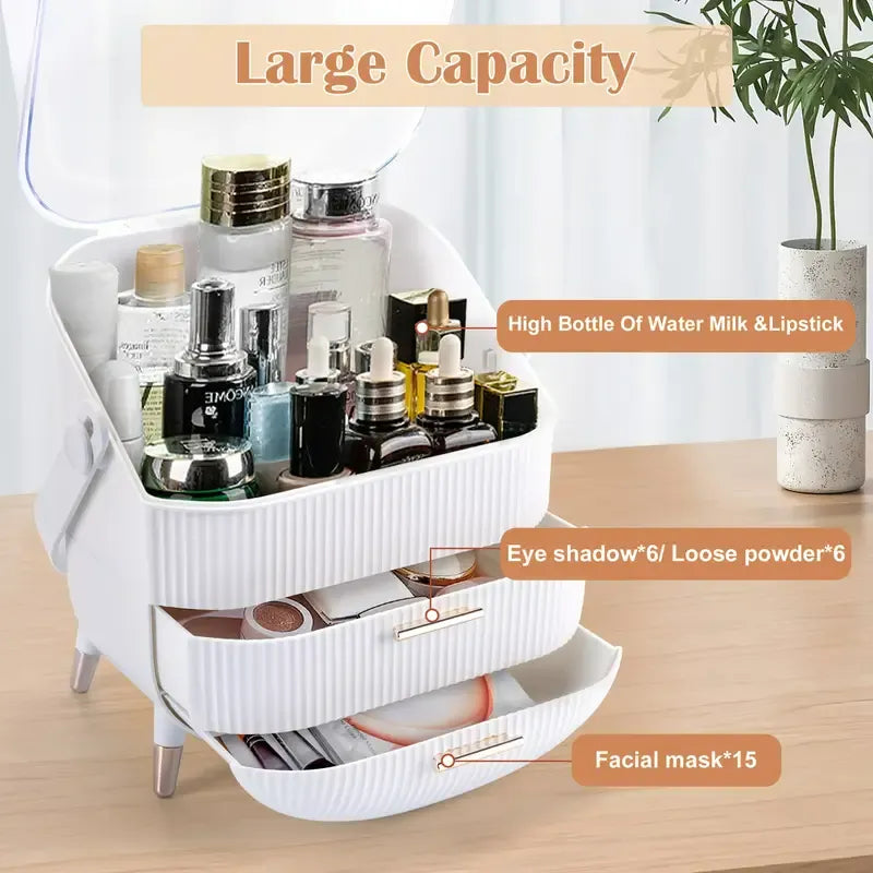 Multi-Functional Vanity Organizer with Drawers