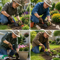 2 Pack Comfort Grip Hand Trowel for Gardening