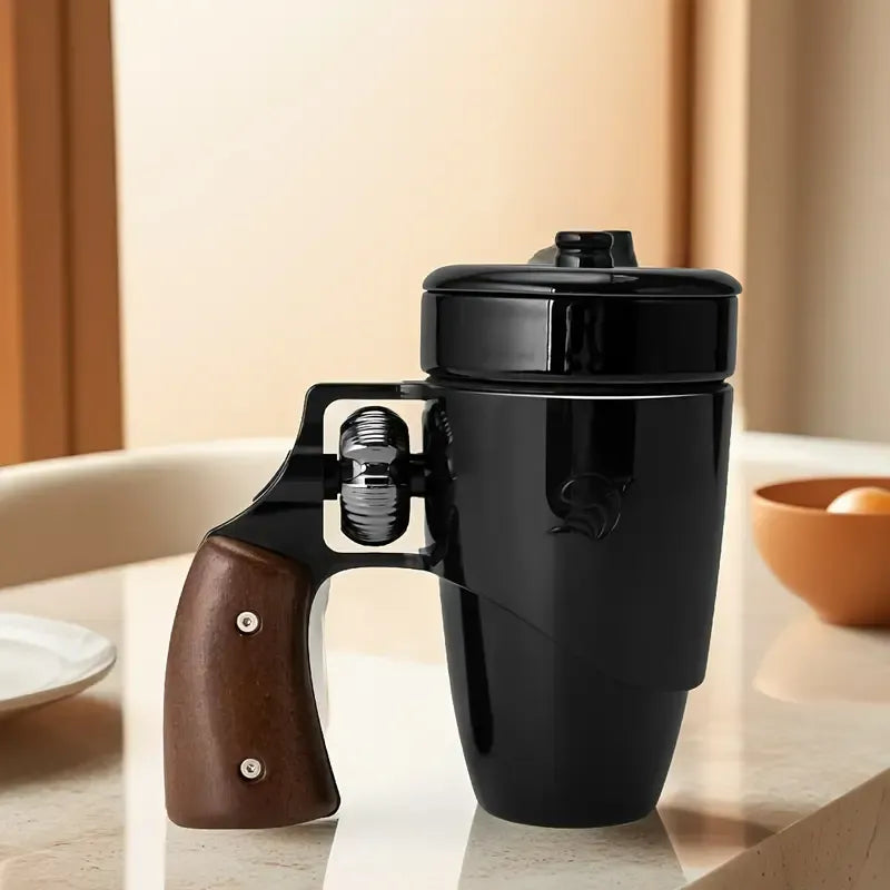 Novelty Coffee Mug | Ceramic Gun Coffee Mug |Gift for Men