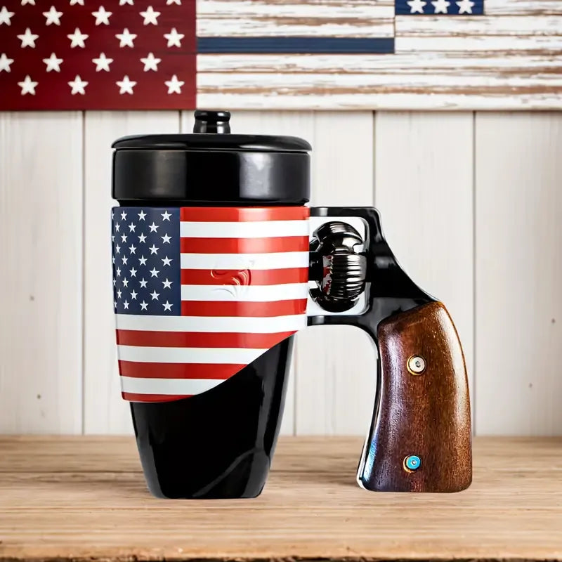 Novelty Coffee Mug | Ceramic Gun Coffee Mug |Gift for Men