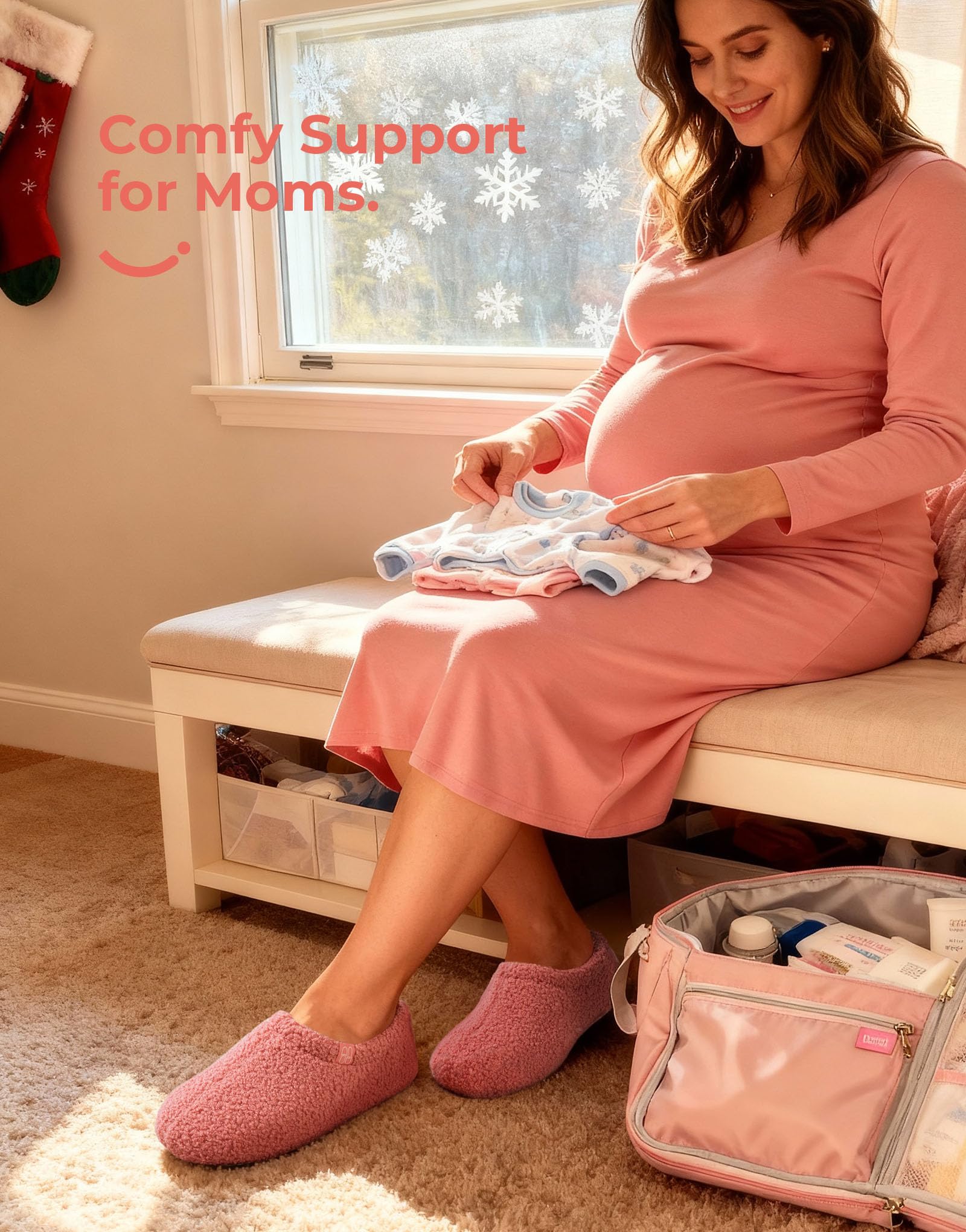 Faux Fur Slippers for Women