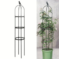 Plant Trellis for Pots Black and White