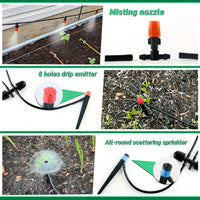 226 Ft Drip Irrigation Kit, Plant Watering System