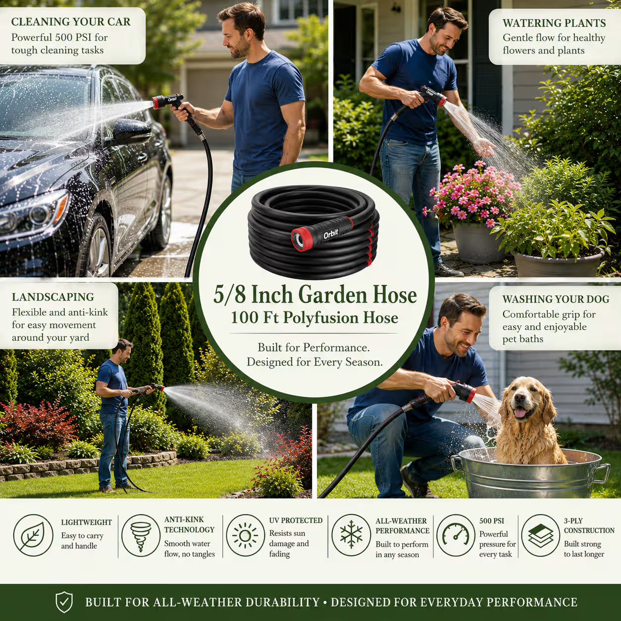 5/8 Inch Garden Hose