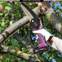6-Inch Mini Electric Chainsaw Pink