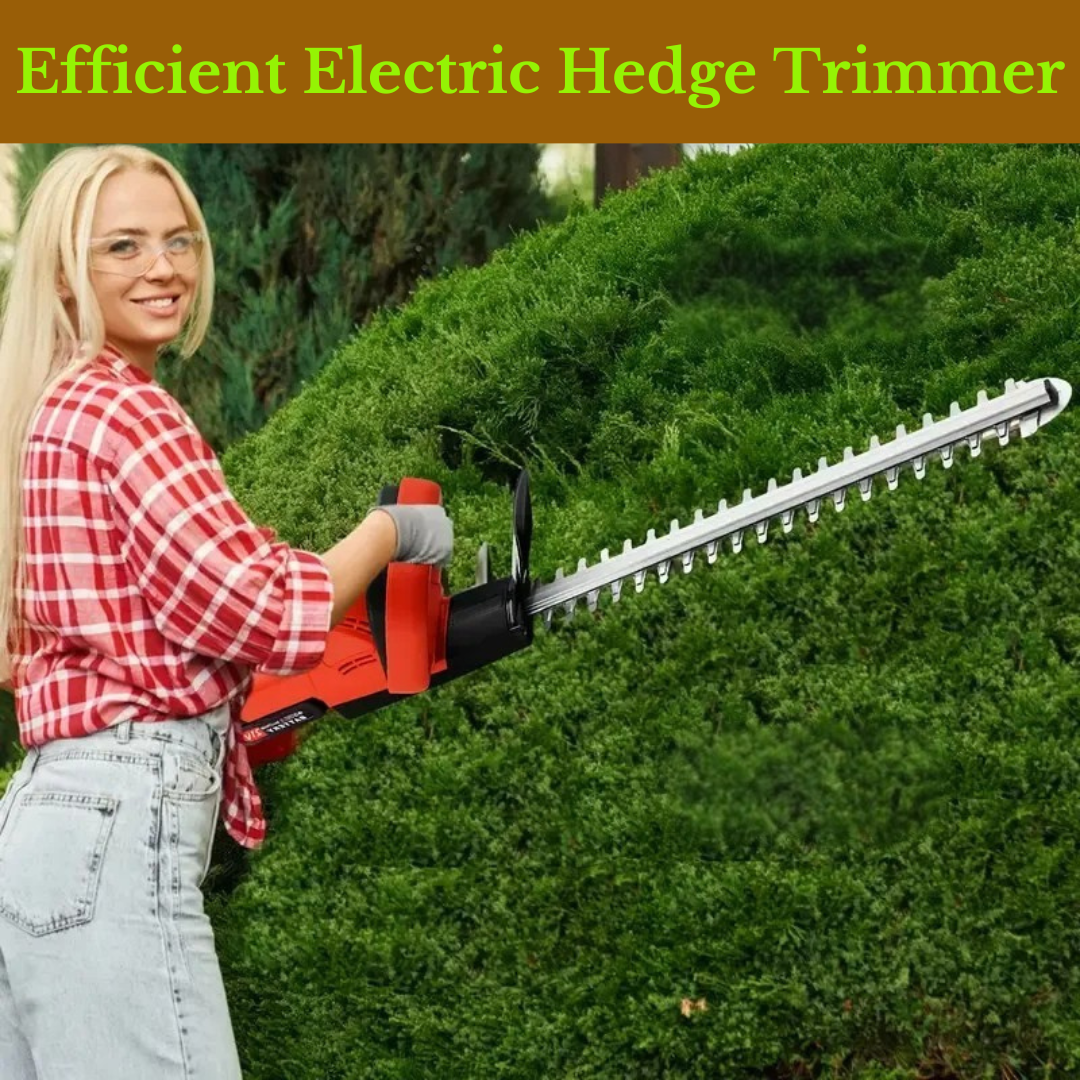 Electric Hedge Trimmer with Battery