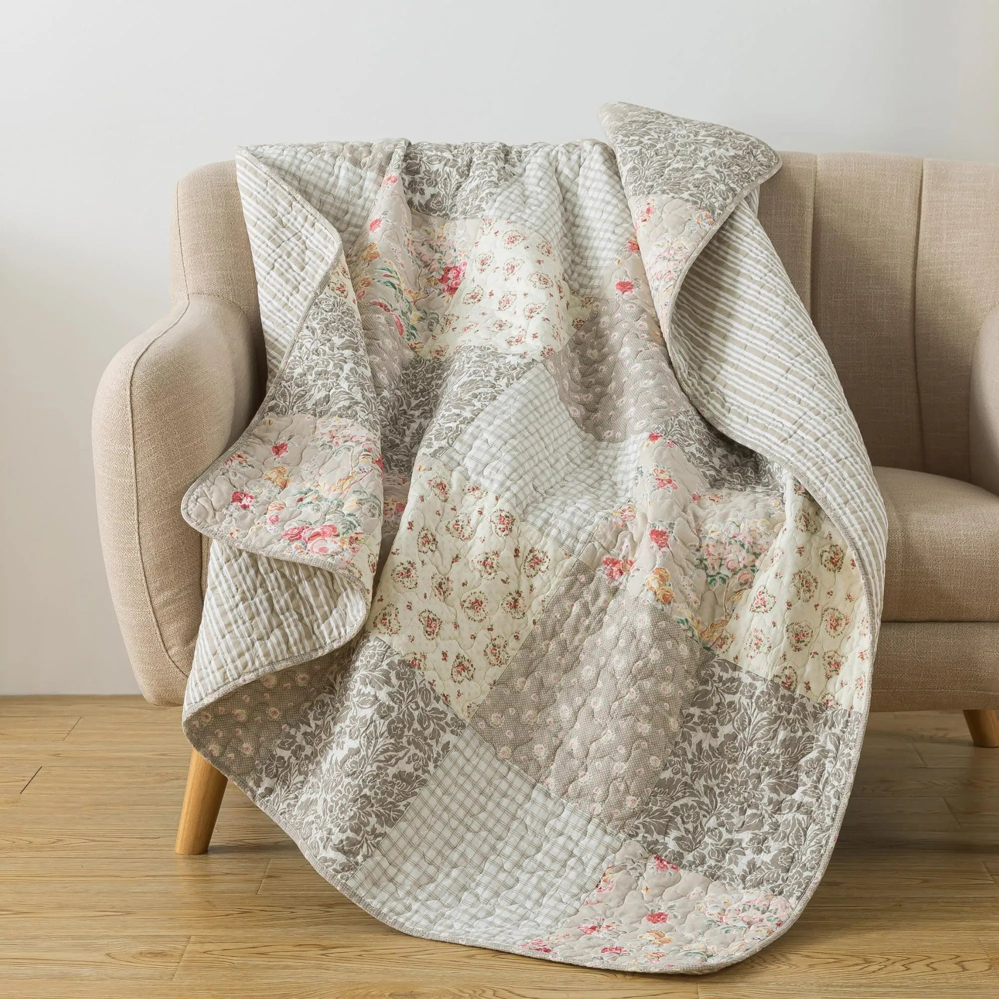 50" x 60" Quilted Throw Blanket