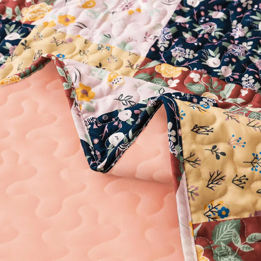50" x 60" Quilted Throw Blanket - Soft and Cozy Throw Blanket