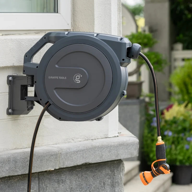 Retractable Garden Hose Reel 100 ft.