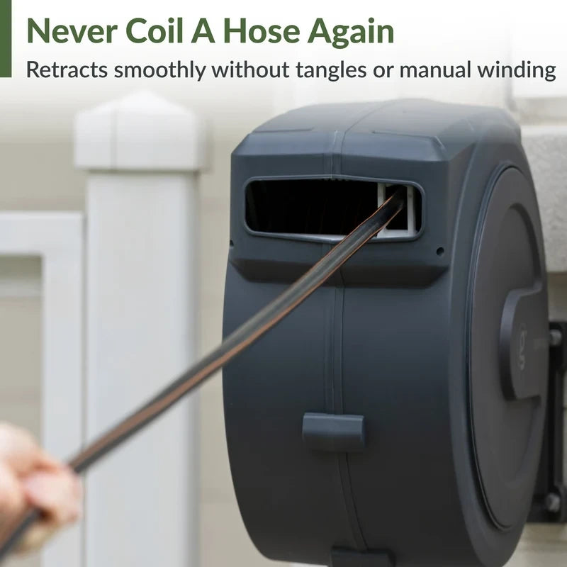 Retractable Garden Hose Reel 100 ft.