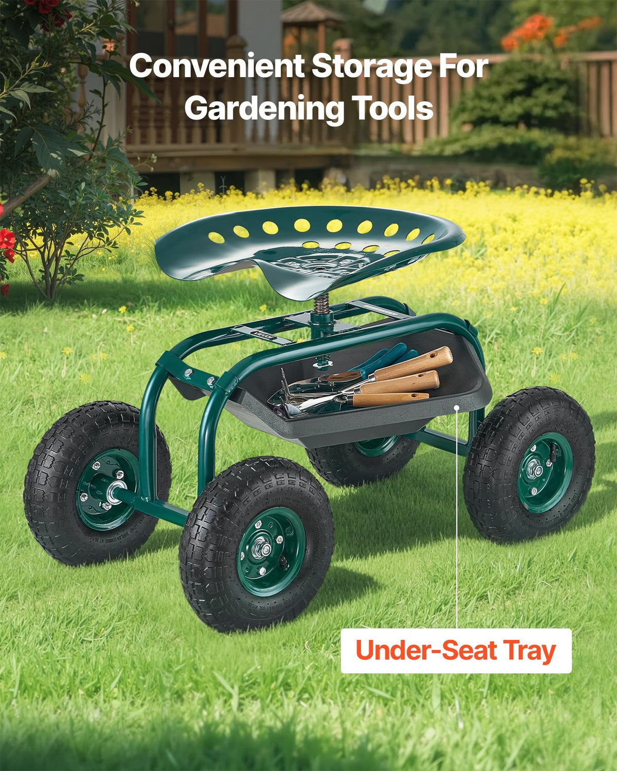 Rolling Garden Seat