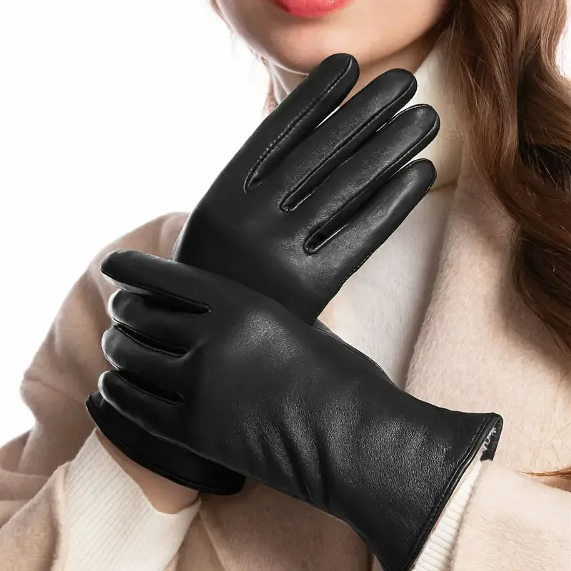  Leather Winter Gloves
