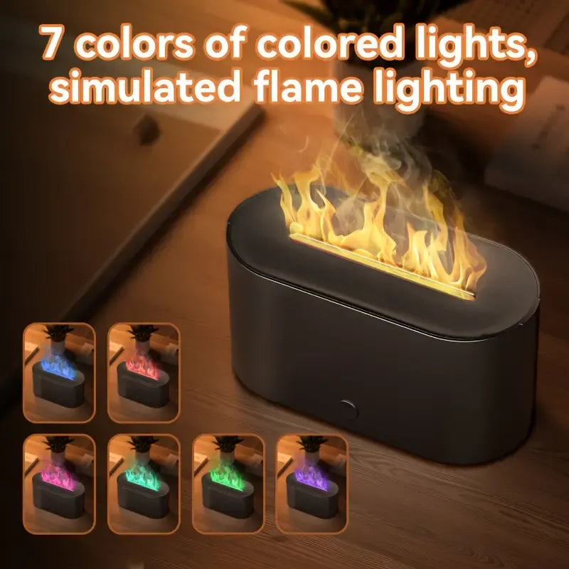 Small Oil Diffuser with Simulated Flame