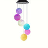 Solar Powered Wind Chimes,  Color Changing LED Lights