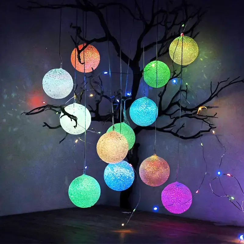 Solar Powered Wind Chimes,  Color Changing LED Lights