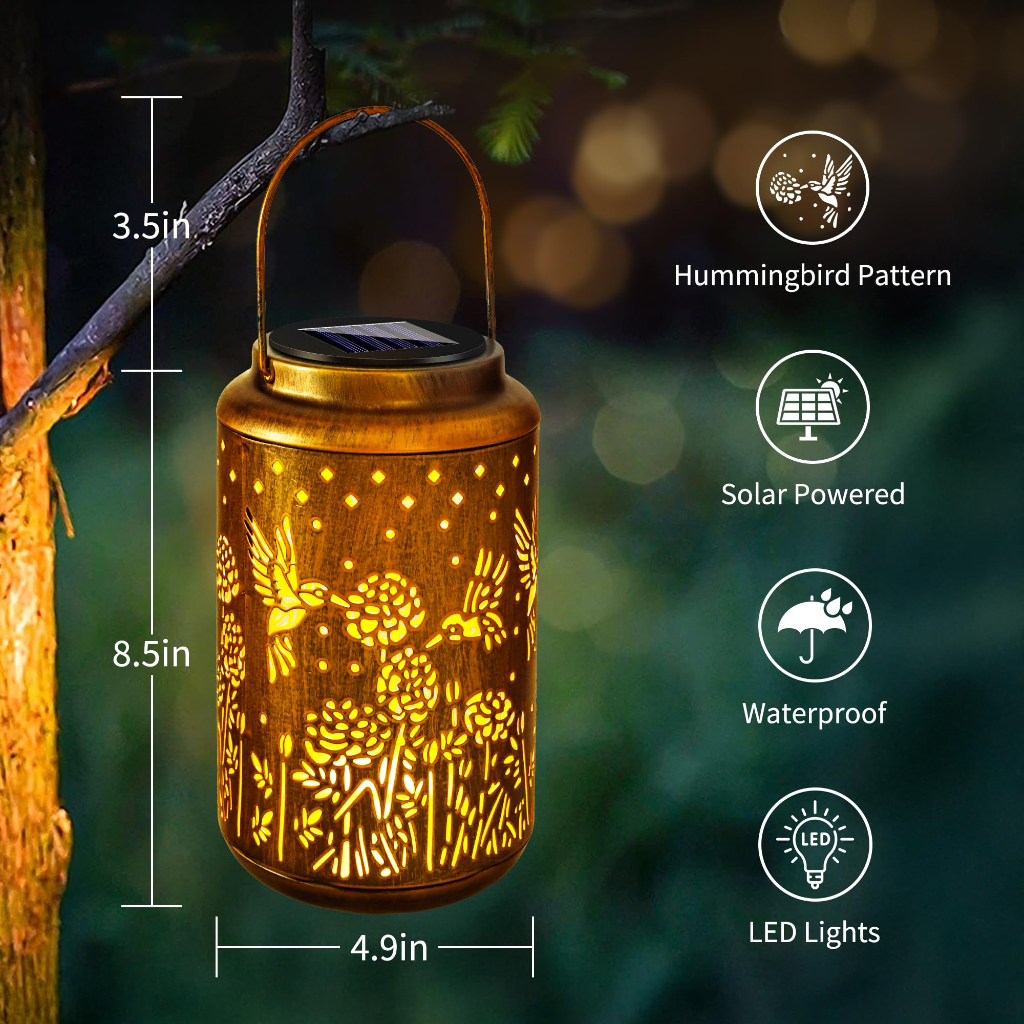 Solar Hanging Lantern Lights