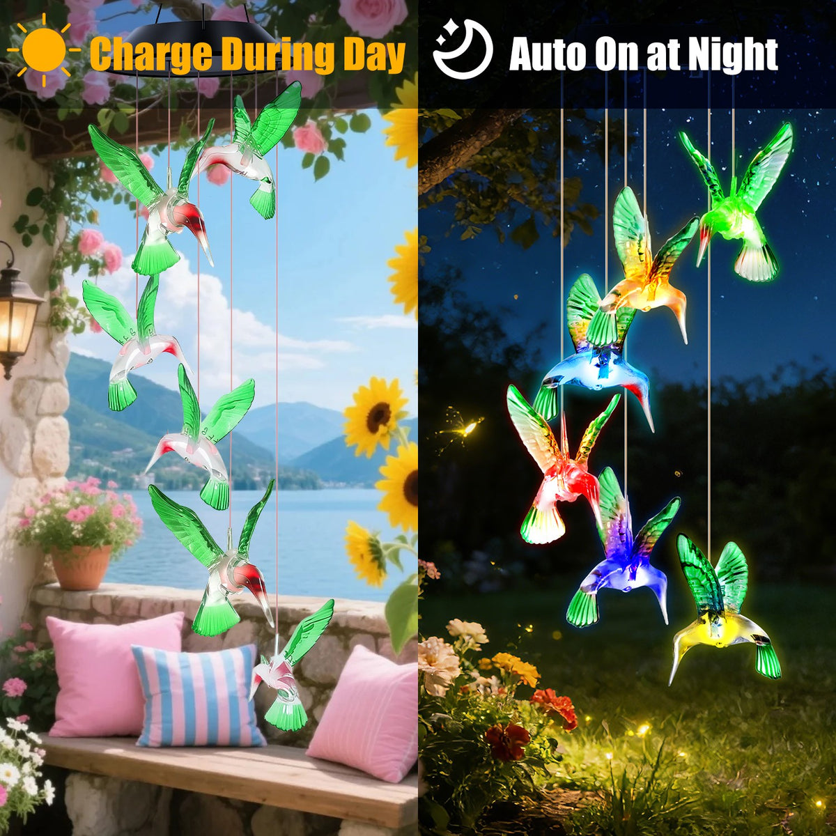 Hummingbird Wind Chimes