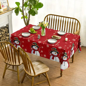 Square Round Rectangular Christmas Table Cloths