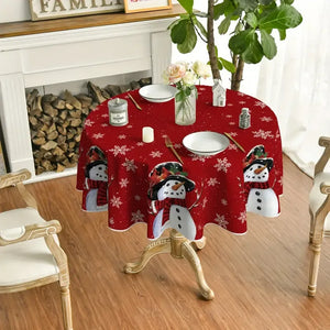 Square Round Rectangular Christmas Table Cloths