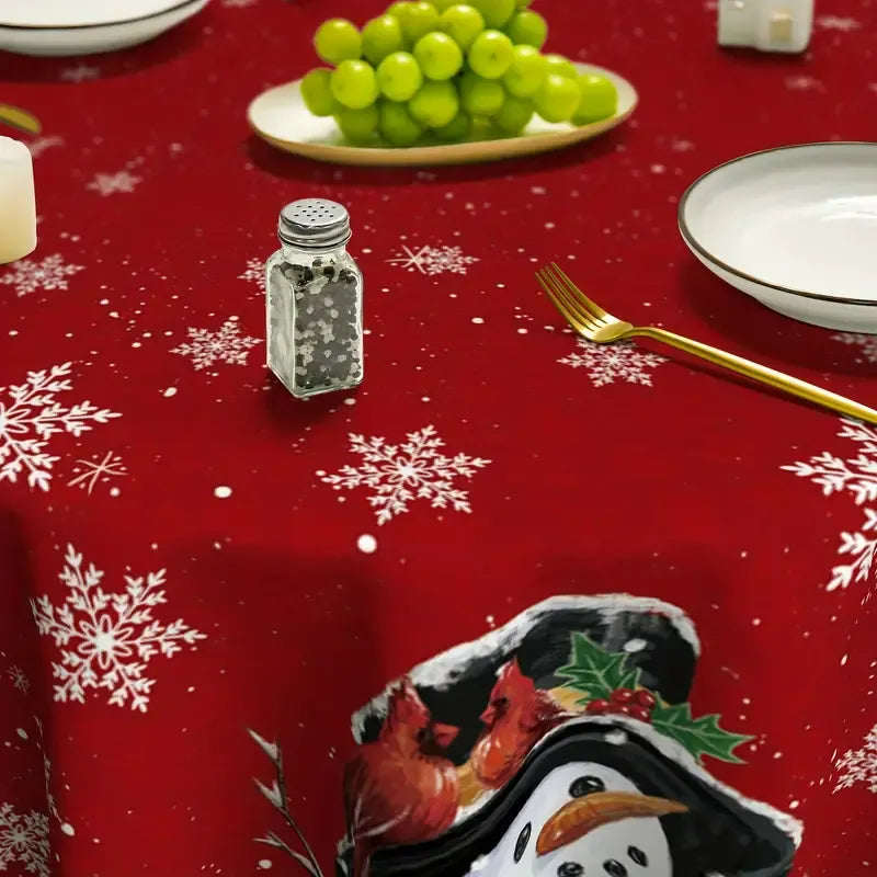 Square Round Rectangular Christmas Table Cloths