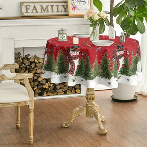 Square Round Rectangular Christmas Table Cloths