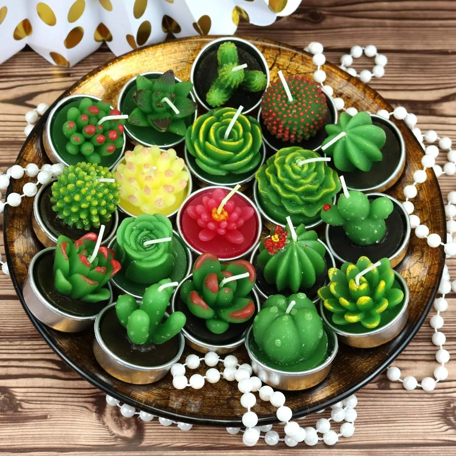 Decorative Candles | Cactus Candles Gift Set