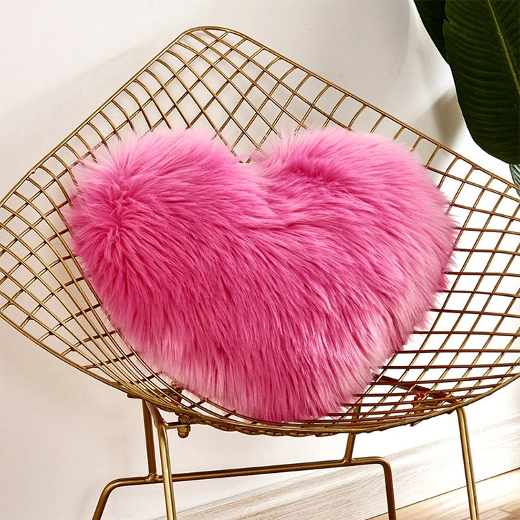 Fluffy Heart Pillow with Insert | Pillow Heart Shaped